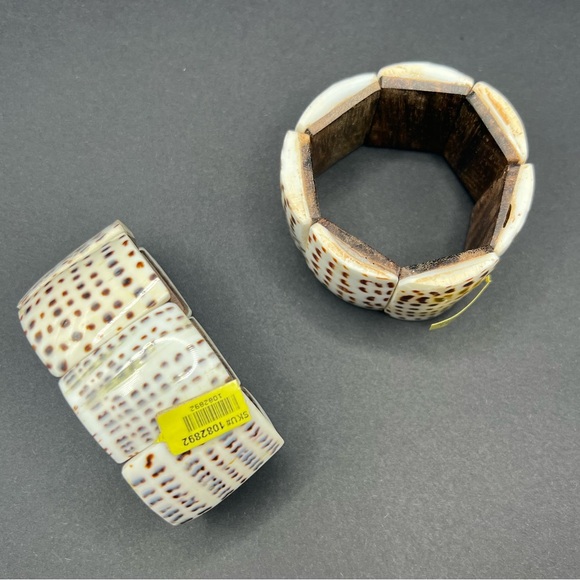 Leopard Shell Stretchable Bracelet NWT ๐ ๐ - Picture 2 of 6